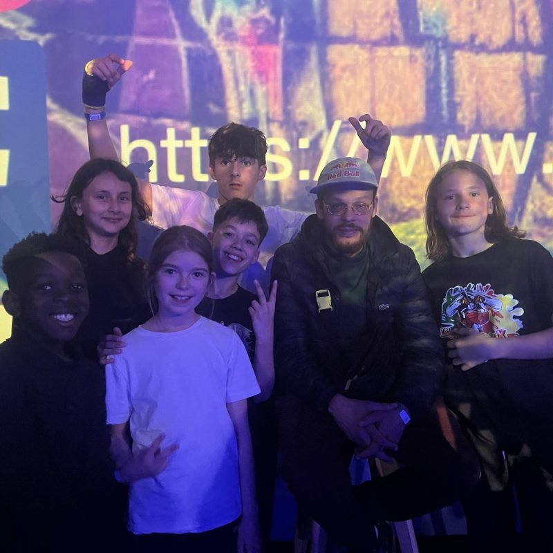 Avec Bboy Lilou multiple champion de monde breakdance et fondateur de street off